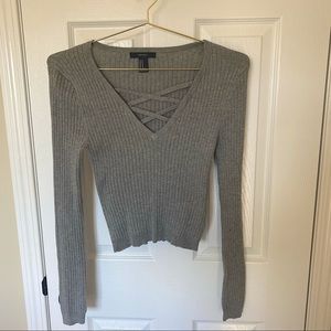 Women’s Grey Lightweight Sweater